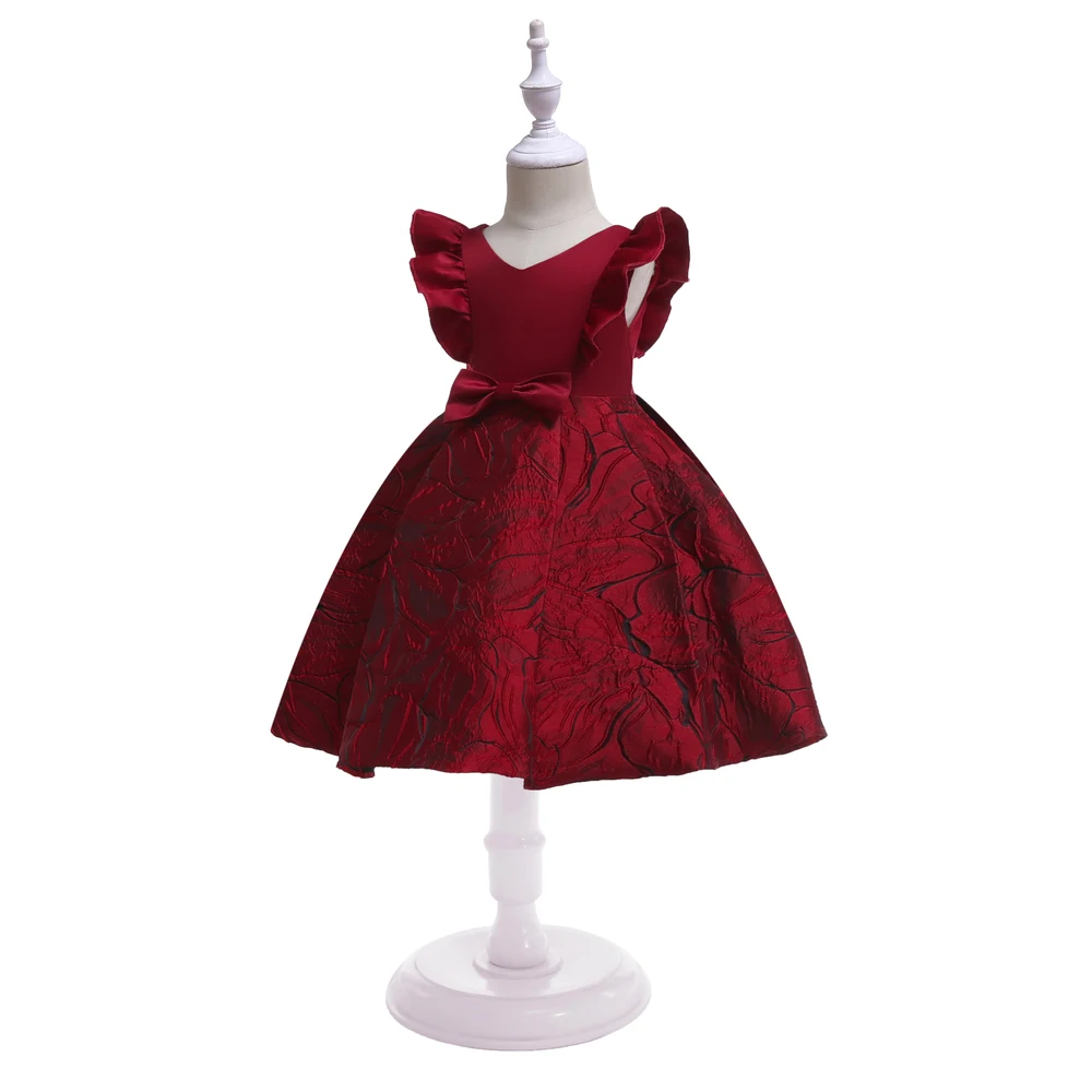 Floral Girl Dresses 2019 Summer Princess Costumes Wedding Child Clothing Ruffles Kids Dress For Girls Formal Prom Gowns 10 Years (2)