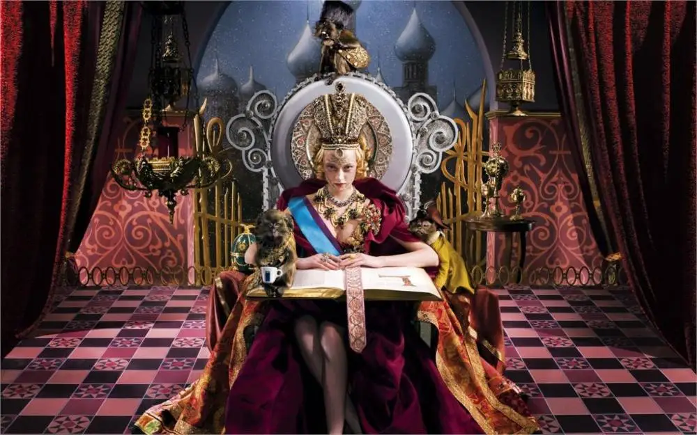 fantasy Queen fantasy art 4 Sizes Silk Fabric Canvas Poster Print