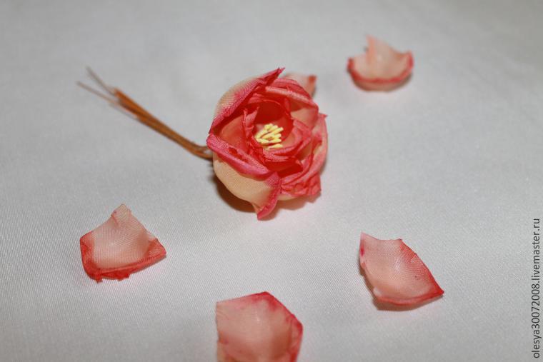 Делаем реалистичный цветок из ткани, фото № 32