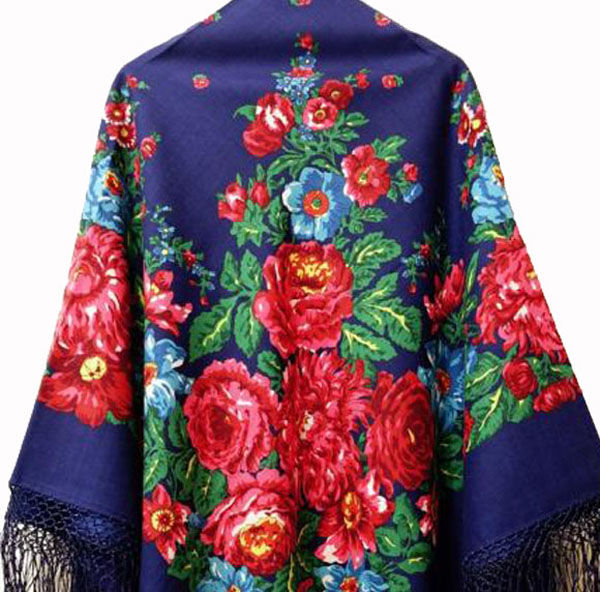 Не ткань, а букет цветов: символы узоров на павловопосадских платках, фото № 8