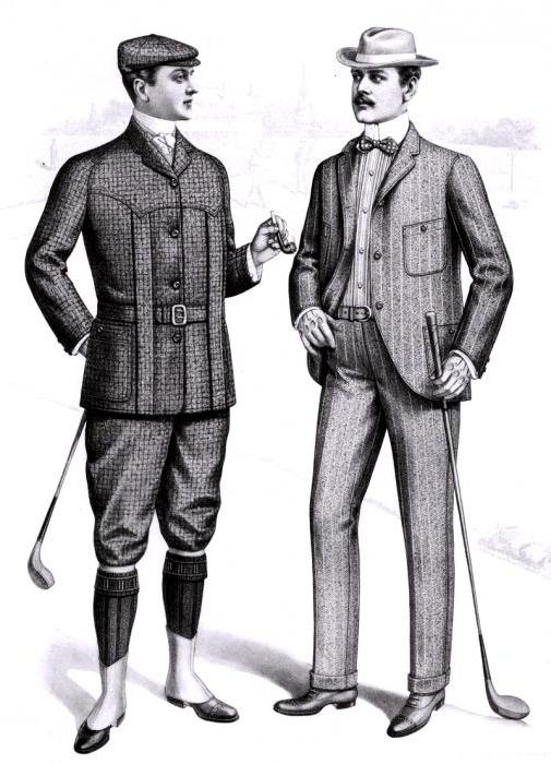 мужская мода начала 20 века