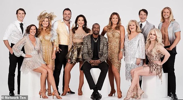 Star-studded! The full line-up for the 2019 season of Dancing With the Stars has been revealed. Left to right: James Rees, Cass Thorburn, Constance Hall, Miguel Maestre, Olympia Valance, Curtly Ambrose, Michelle Bridges, Denise Scott, Samuel Johnson, Courtney Act and Jett Kenny