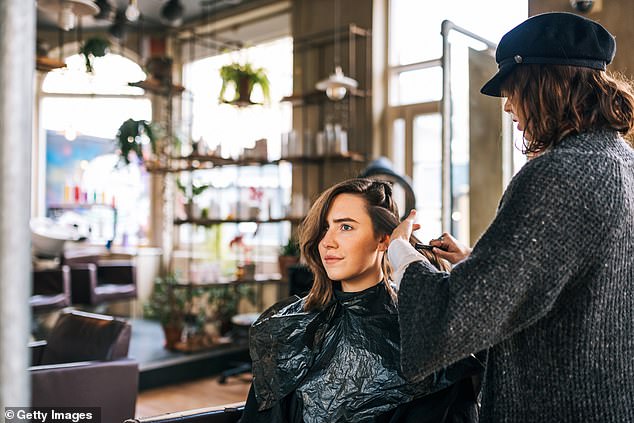 Now that many of us have overhauled our lockdown locks with generous chops and colour, stylists are seeing new hair trends emerging. Pictured: stock image