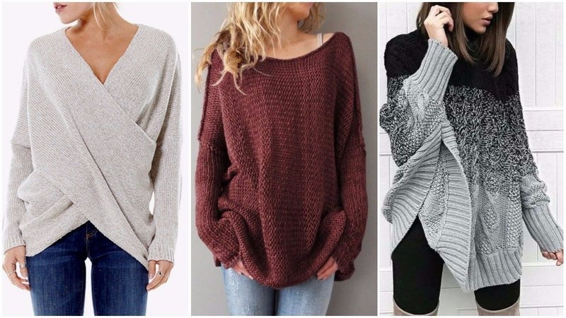 Модели модных свитеров