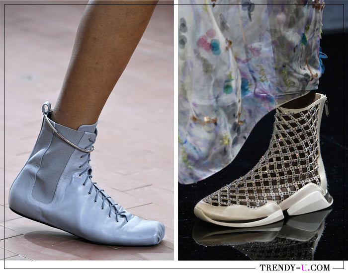 Обувь в спортивном стиле от Jil Sander и Giorgio Armani SS 2019